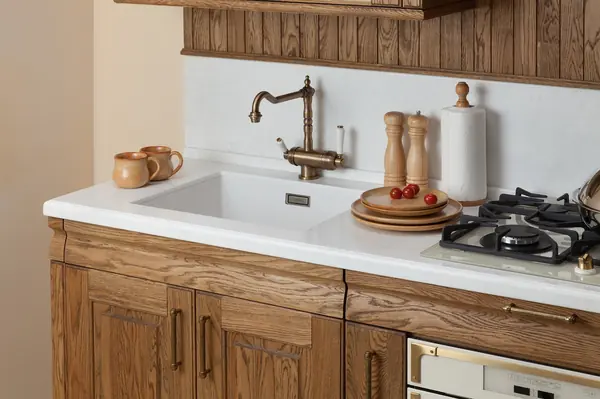 Кухонный гарнитур "Карина" в дубе