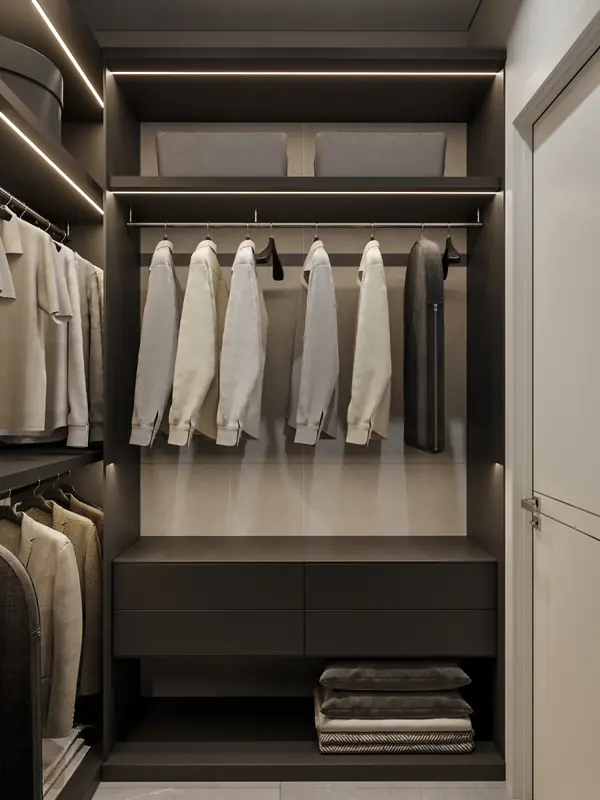 Современная квартира в Москве 78 м²