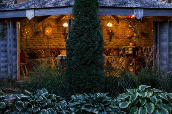 Круглая беседка