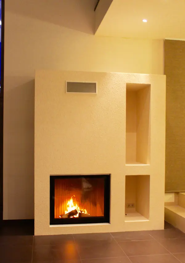 Топка EdilKamin (Италия) модель Cristal 90 в индивидуальной облицовке