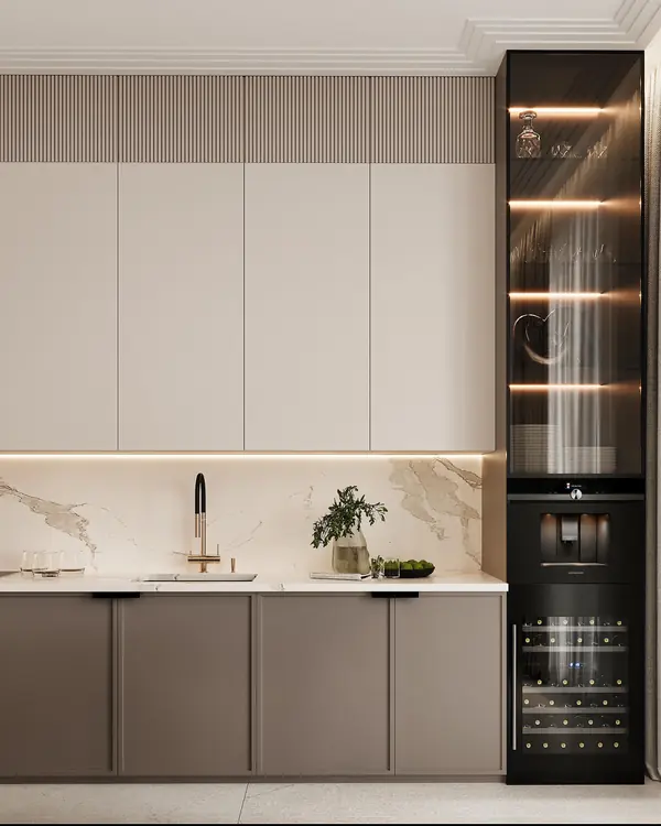 Легкая современная классика в дизайне квартиры для ЖК "Модум" - 97 м2