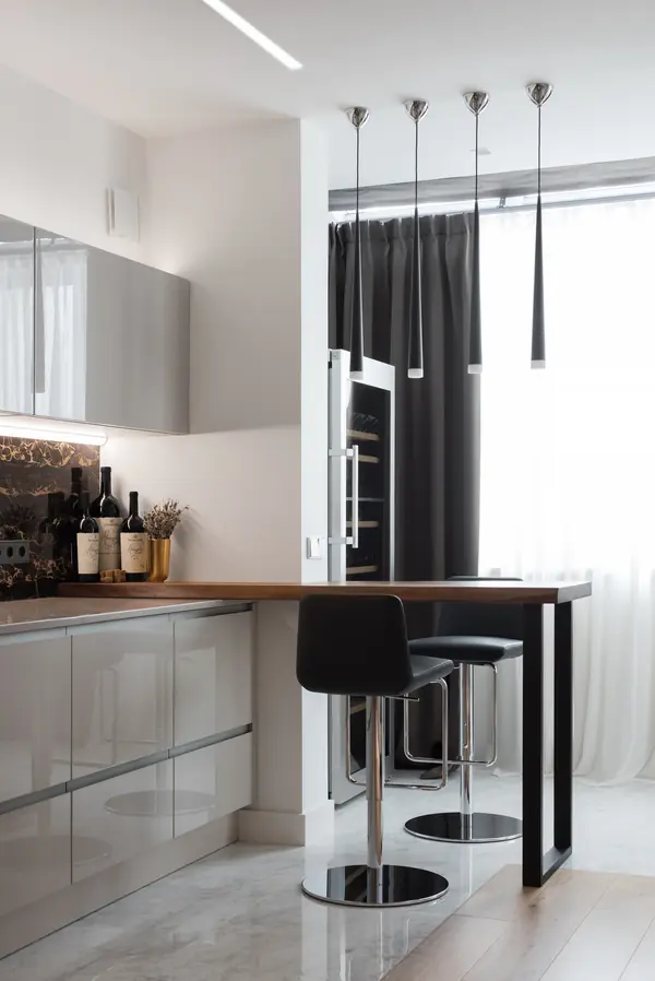 Текстиль в Апартаменты для прогрессивной семейной пары