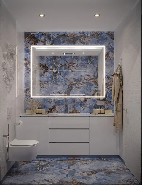 Голубая ванная