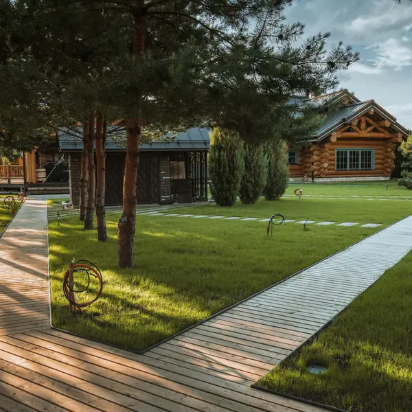 Вишера. Ландшафтные работы