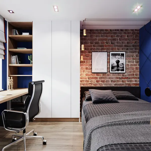 Спальня для студента в хрущевке