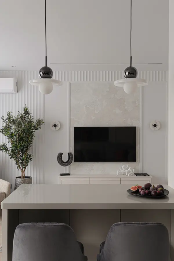 Остров в гостиной