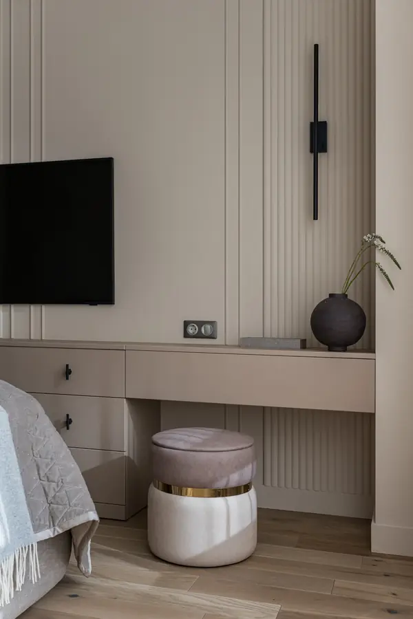 Фото спальни из реализованного проекта