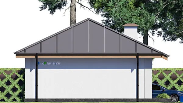 Проект одноэтажного дома 10х12м S79м2 F-18107
