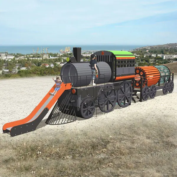 Детская площадка «Паровоз» («Товарняк» :) )