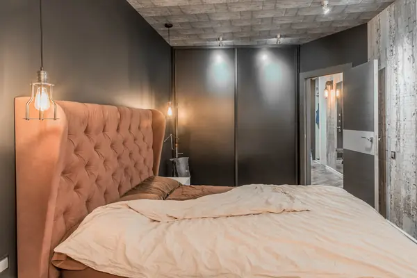 (Реализовано) Спальня в стиле Лофт