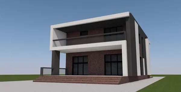 Архитектура дома в стиле Хай-тек