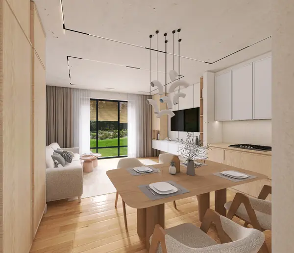 Таунхаус в стиле Джапанди