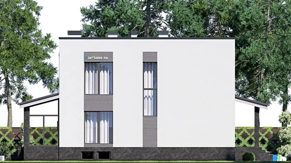 Проект двухэтажного дома 16х9 м S216м2 F-18188