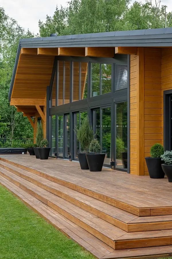 Бассейн и СПА комплекс по технологии фахверк