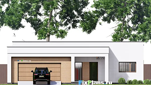 Проект одноэтажного дома 17х16м S193м2 F-16523