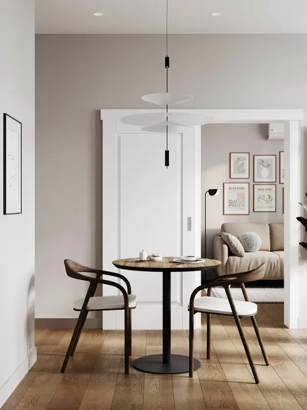 Сканди с элементами классики, ЖК Румянцево Парк