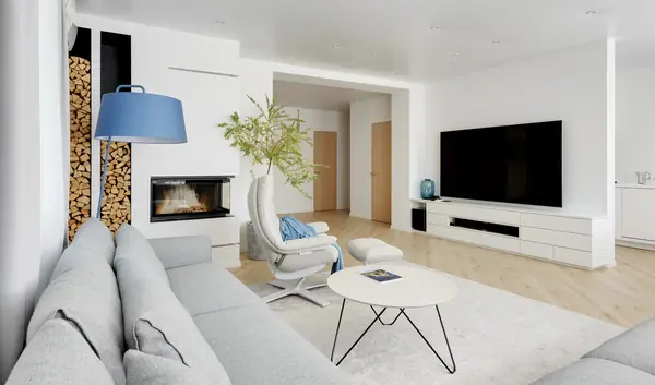 Дом в светлых оттенках