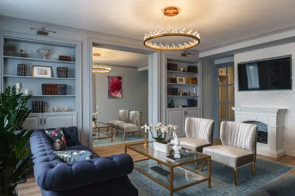 Квартира серого цвета с розовым. г.Димитровград .