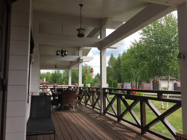 Одноэтажный дом в финском стиле