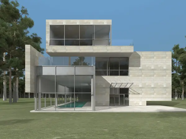 Проект виллы на Николиной горе в Подмосковье