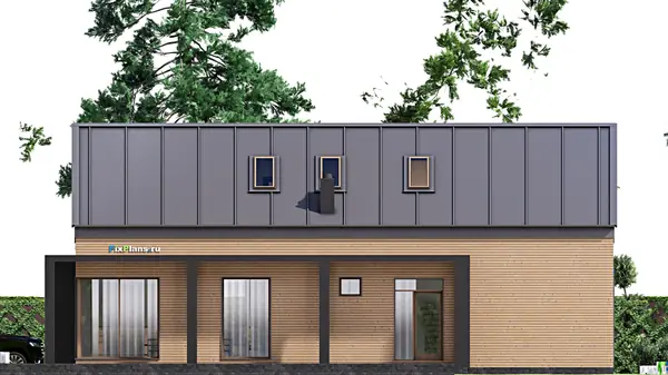 Проект дома с мансардой 21х9 м S249м2 F-16748