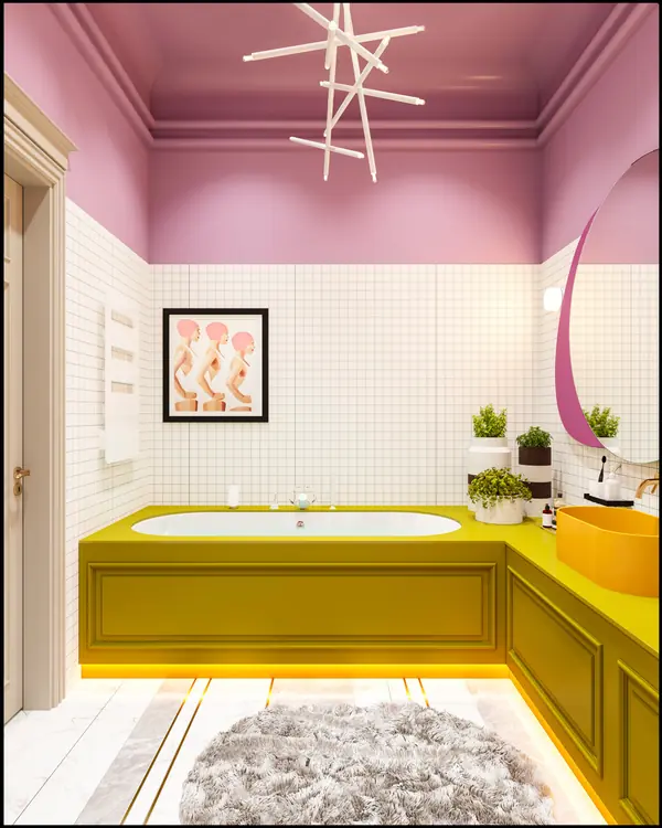 Дизайн не для всех в 3-хкомнатной сталинке 120 м2 на Малой Ордынке