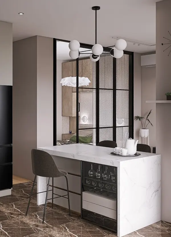 Двухкомнатная квартира