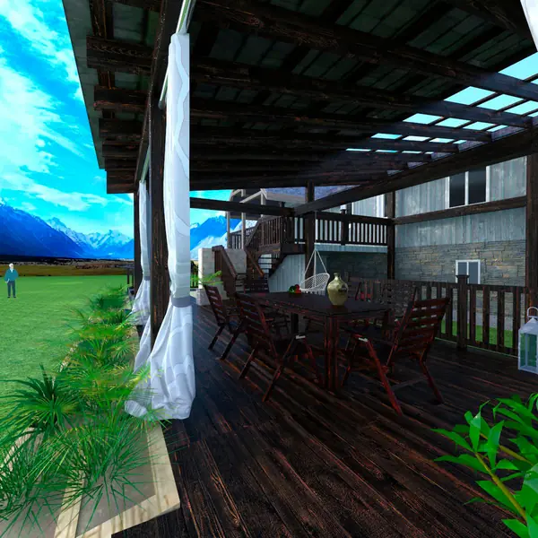 The concept of a wood deck in Canada