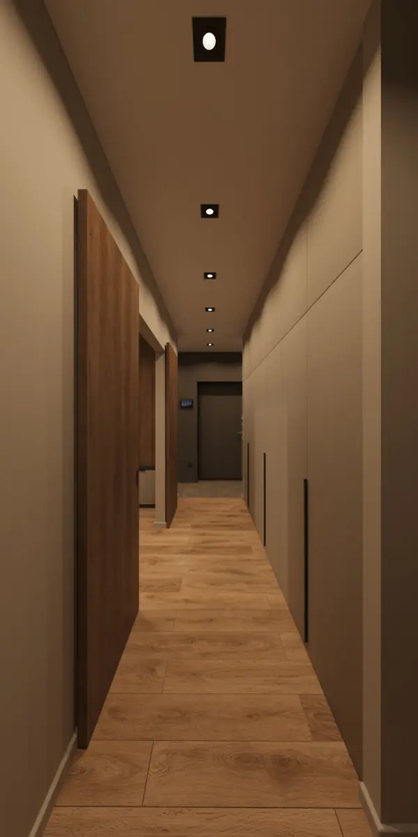 Дизайн проект квартиры в темных тонах