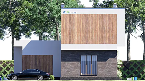 Проект двухэтажного дома 12х11 м S154м2 F-17855