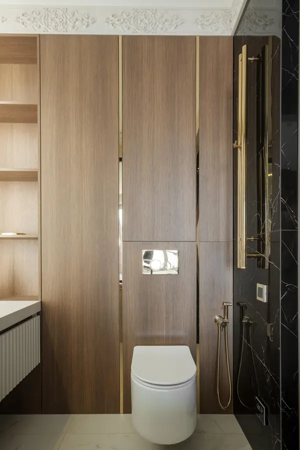 Дизайн проект квартиры 95 м2  ЖК "  Richmond Residence ".Мастер спальная