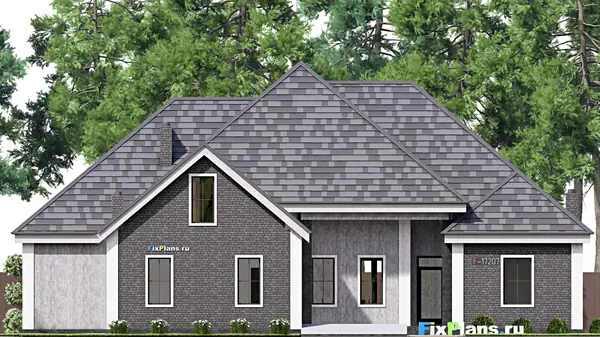 Проект одноэтажного дома 28х21м S286м2 F-17207