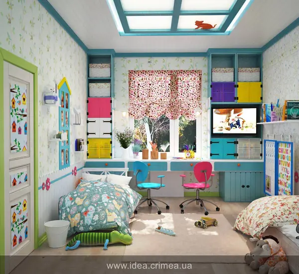 Ideal kids room design - 3 in 1