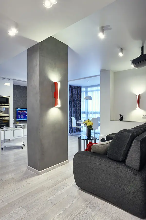 Дизайн и ремонт квартиры в ЖК «Доминион» — Аскетичный интерьер