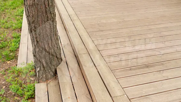 Современный дизайнерский дом с террасой и отделкой из дранки