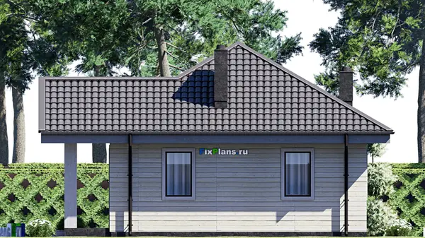 Проект одноэтажного дома 10х12м S81м2 F-17513