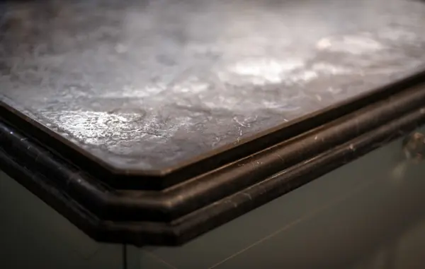 Peonies. Felt. Сoncrete.