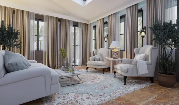 Зимний сад интерьер.Трувиль