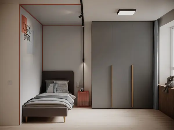 Спальня мальчика из проекта ЖК Панова Парк