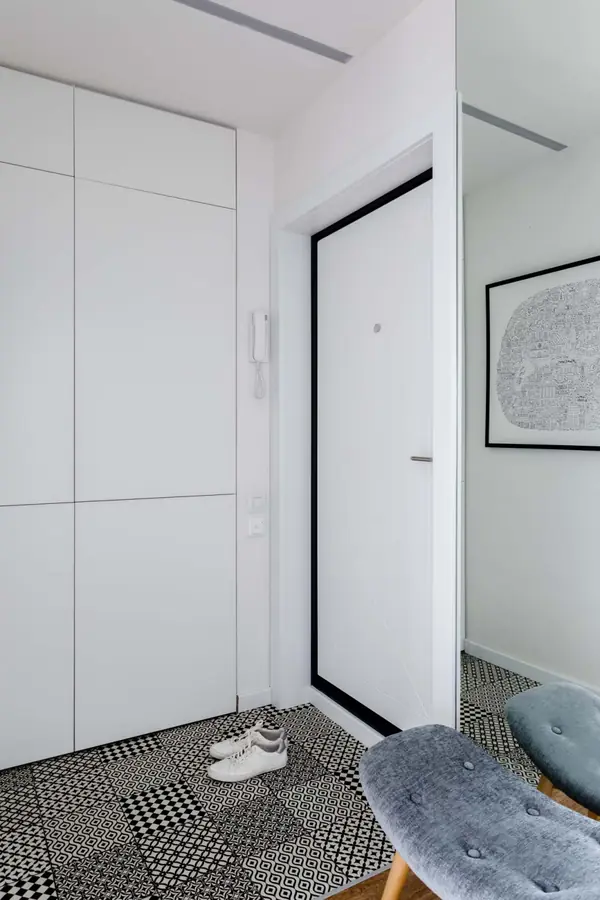 Светлая «скандинавская» студия 32 м² в Москве