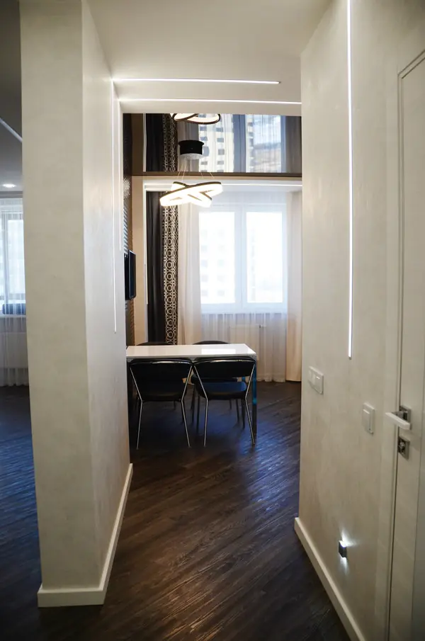 Черно-белый интерьер