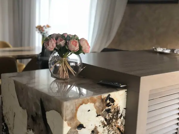 Камень в интерьере для кухни в стиле Лофт