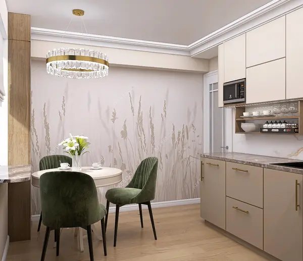 Дизайн маленькой кухни в панельке