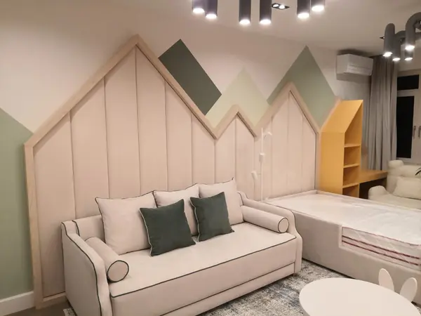 Детская комната \\кровать ,диван ,стеновые панели