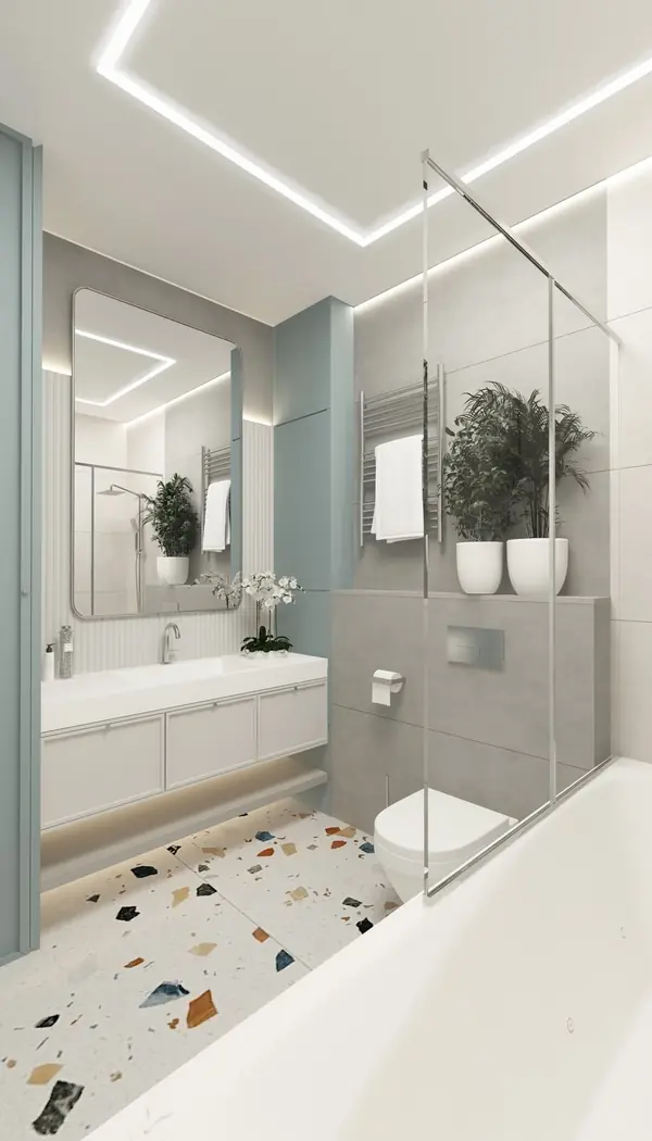 Проект трехкомнатной квартиры г. Ростов-на-Дону