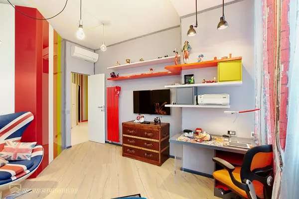 Дизайн и ремонт квартиры на ул.Талалихина — Разноцветное решение
