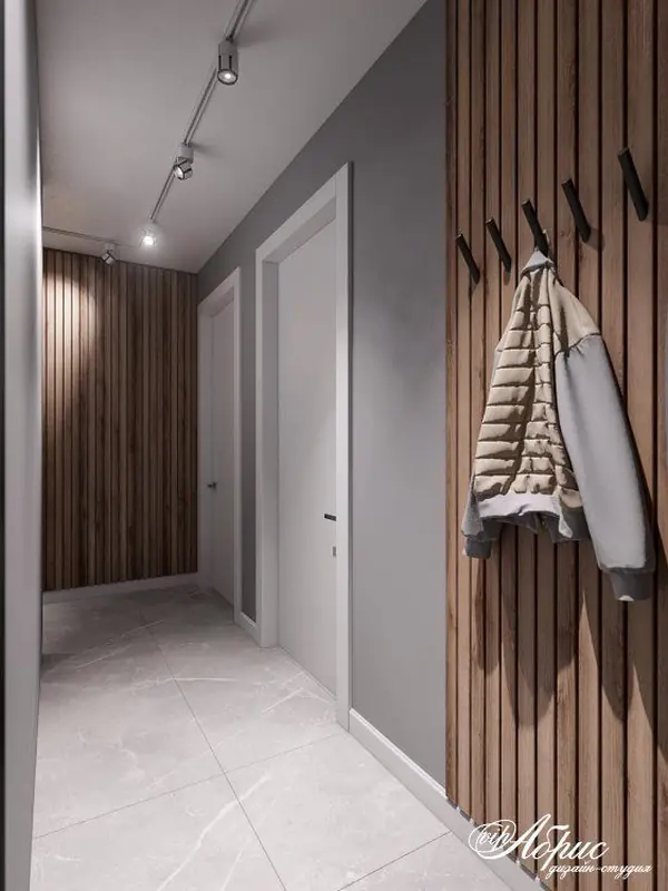 Современный дизайн двухкомнатной квартиры (ЖК Норвежский квартал)