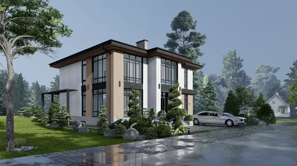 Дом в современном стиле.