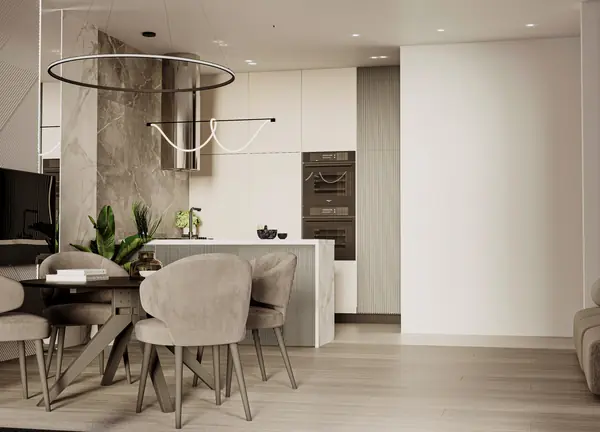 Проект 1-комнатной квартиры SPACE FOR TWO