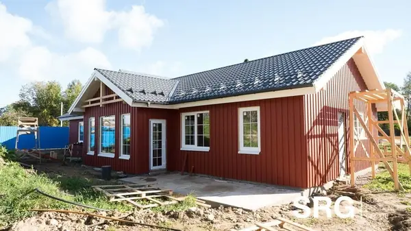 Одноэтажный дом в шведском стиле. Проект Hanko